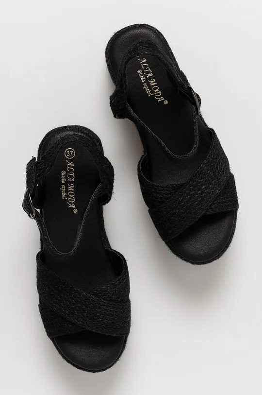 čierna Sandále Answear Lab Alta Moda