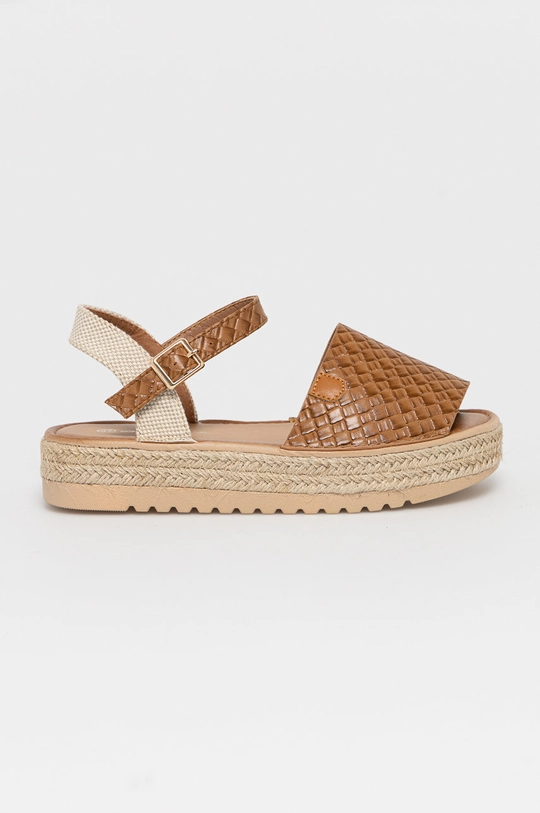 brązowy Answear Lab espadryle Damski