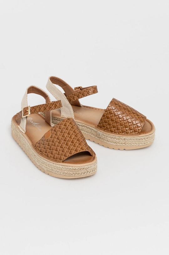 Answear Lab espadryle brązowy