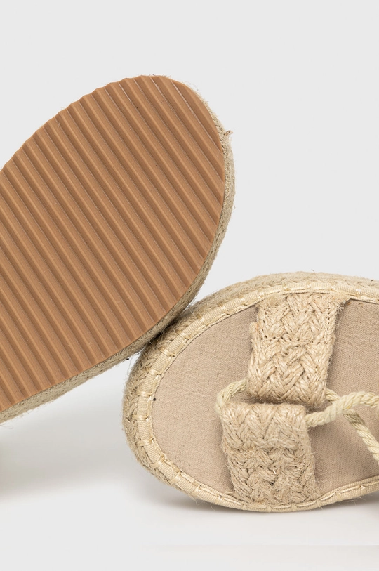 bézs Answear Lab espadrilles Woman Key