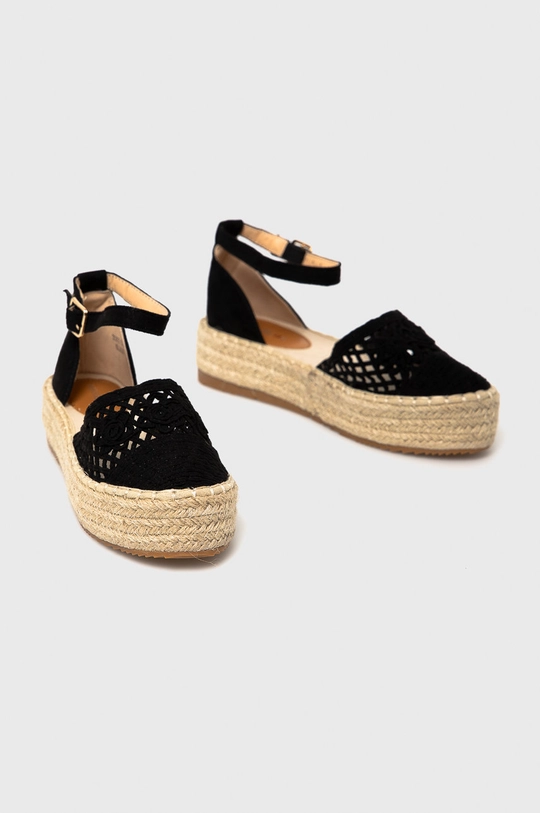 Answear Lab Espadryle czarny