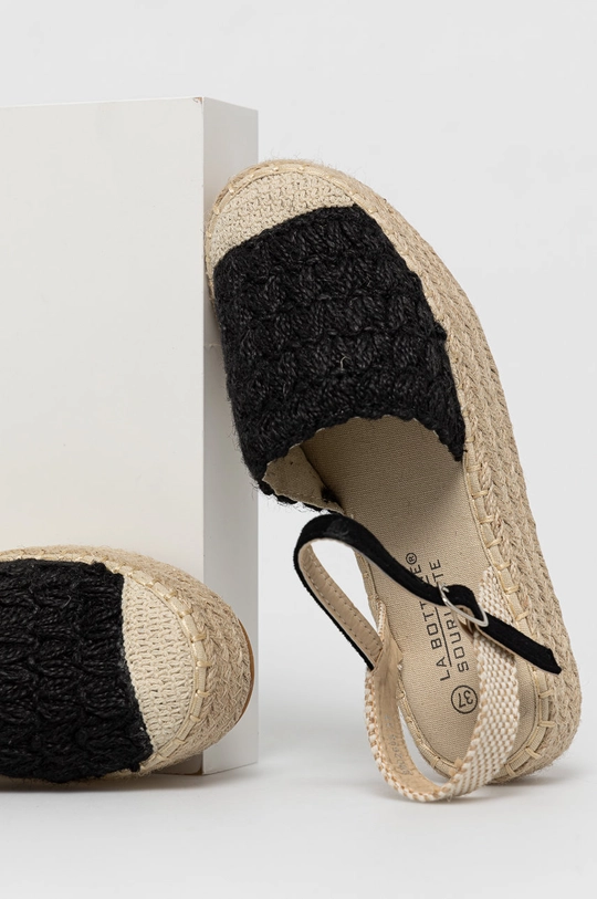 czarny Answear Lab espadryle