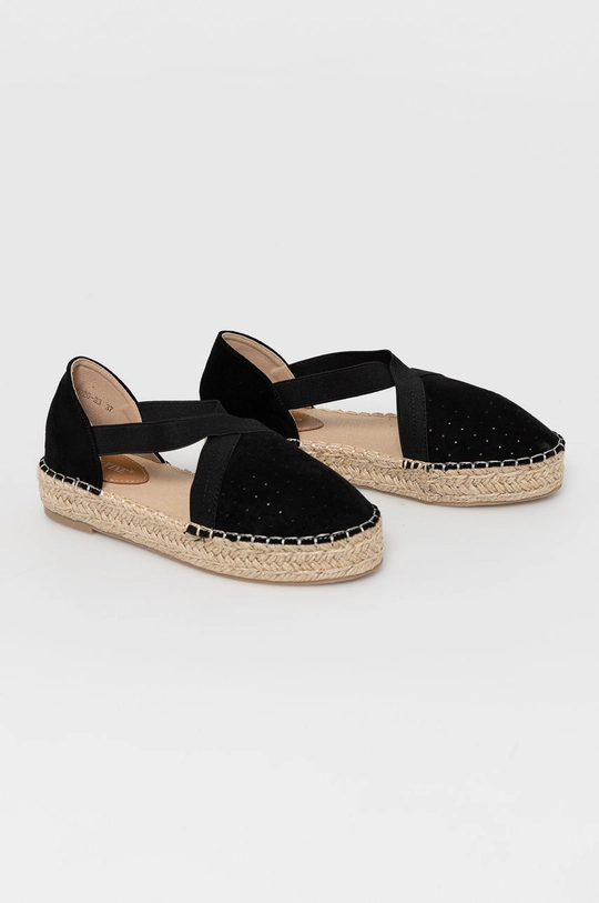 Answear Lab espadryle czarny