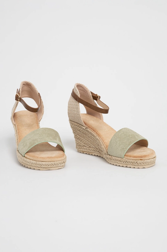 Answear Lab espadryle turkusowy