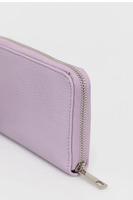 fialová Kožená peňaženka Answear Lab