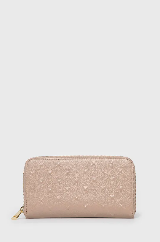 ružová Kožená peňaženka Answear Lab Dámsky