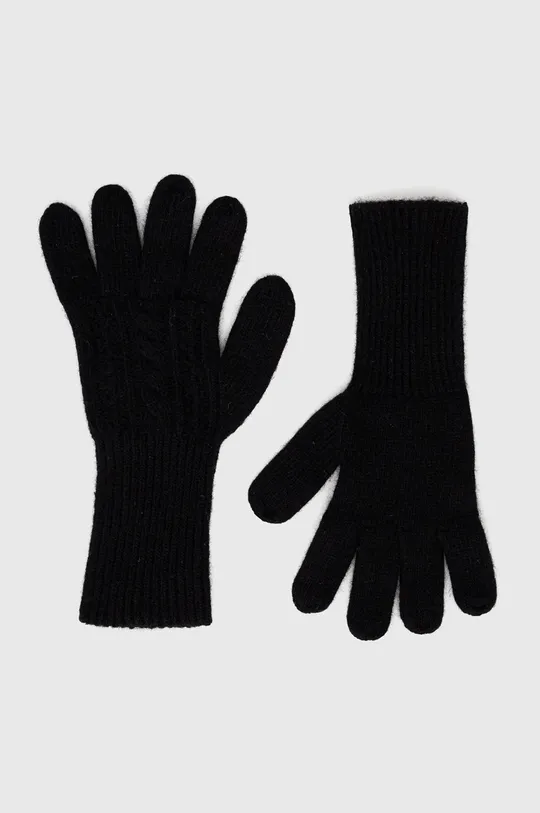 czarny Answear Lab Rękawiczki z domieszką wełny Damski