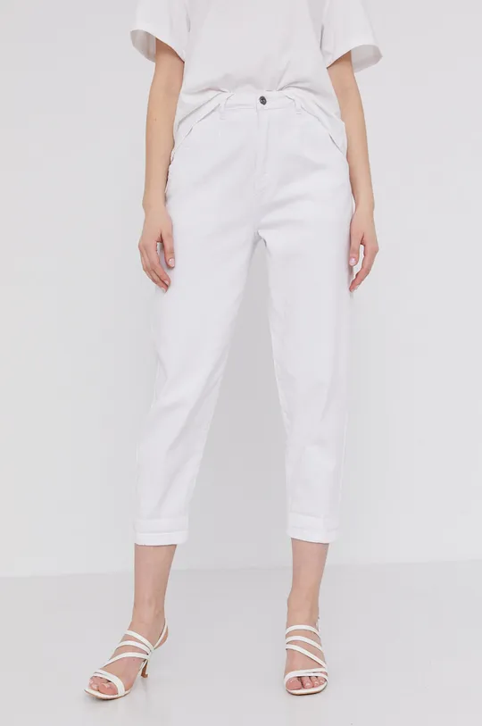 biały Answear Lab Jeansy