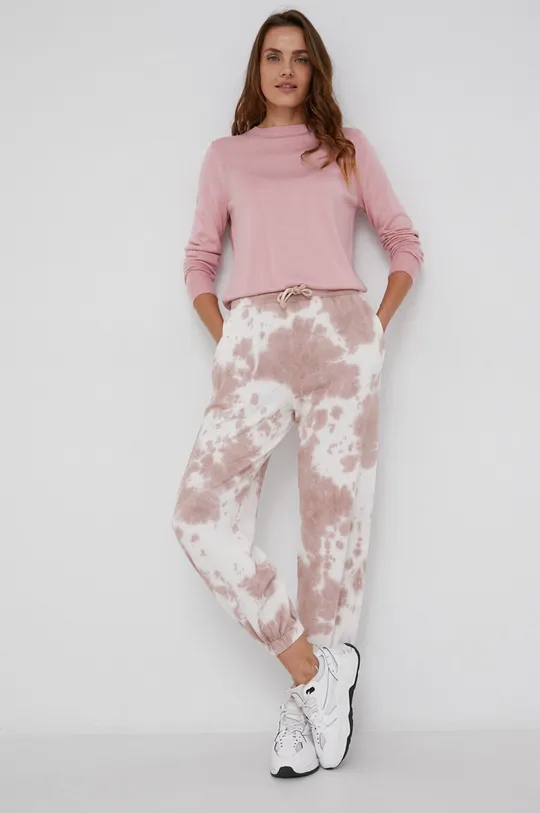 różowy Answear Lab Spodnie