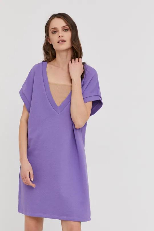 Платье Answear Lab фиолетовой