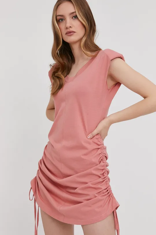różowy Answear Lab Sukienka Damski