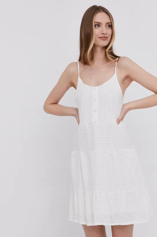biały Answear Lab Sukienka Damski