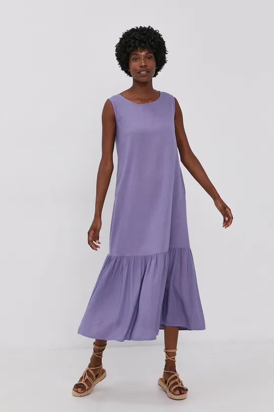 fioletowy Answear Lab Sukienka