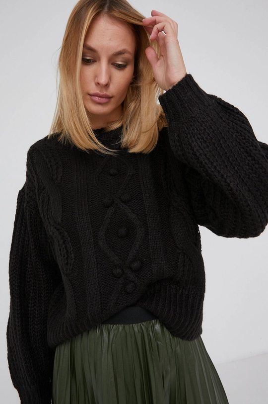 czarny Answear Lab Sweter