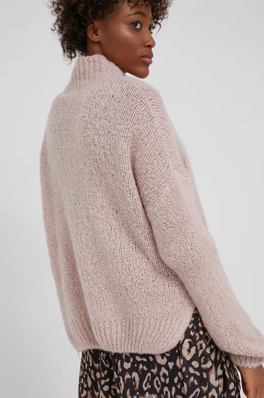 Answear Lab - Sweter z dodatkiem wełny 60 % Akryl, 30 % Moher, 10 % Wełna