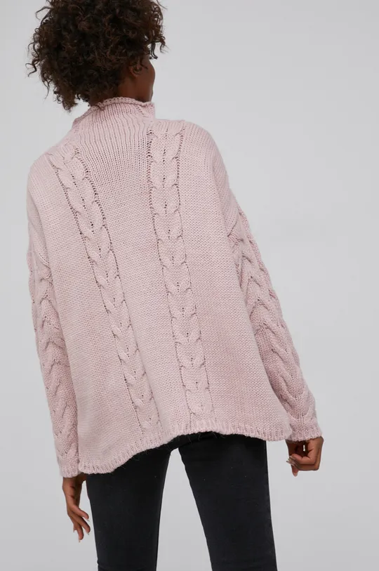 Answear Lab - Sweter z dodatkiem wełny 50 % Akryl, 50 % Wełna