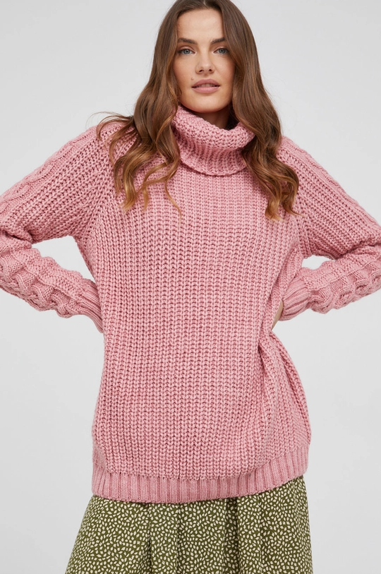 różowy Answear Lab Sweter