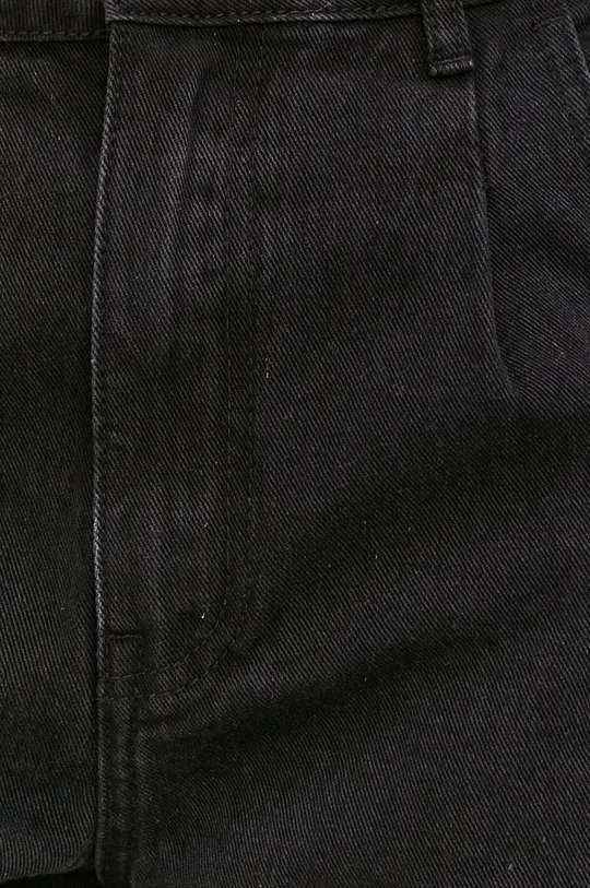 czarny Answear Lab Szorty jeansowe