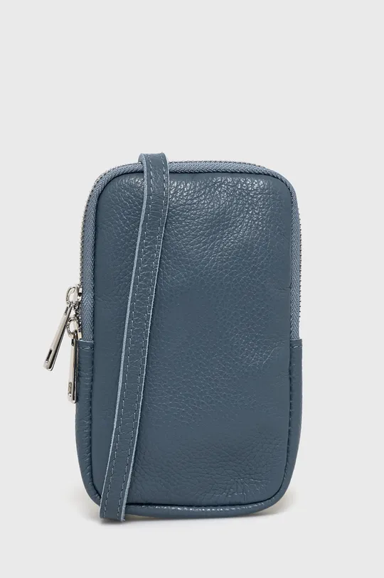 блакитний Шкіряна сумка Answear Lab Жіночий