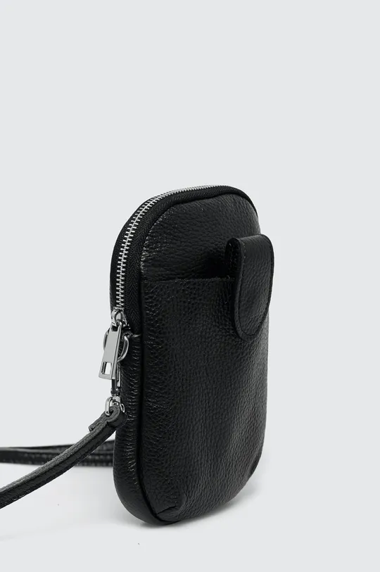 Кожаный футляр для телефона Answear Lab чёрный