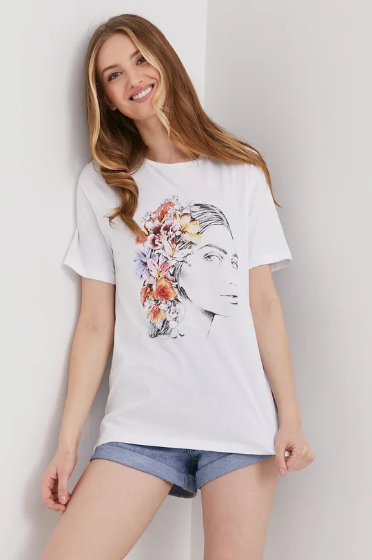 biały Answear Lab T-shirt Damski