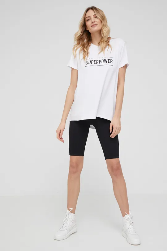 Tričko Answear Lab x limitovaná kolekcia NO SHAME biela