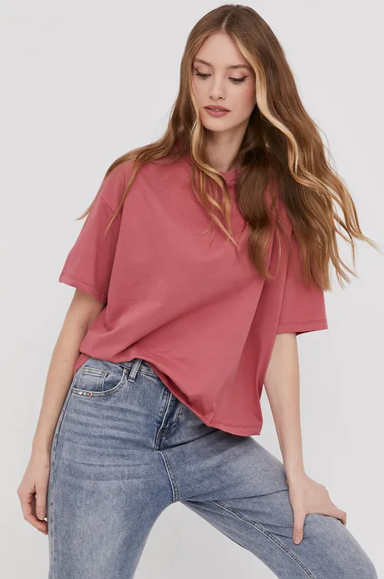 różowy Answear T-shirt Damski