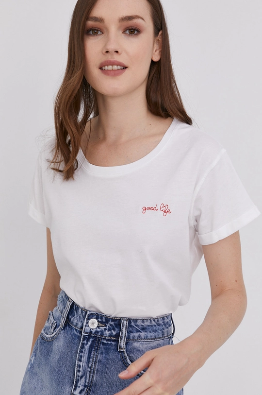 biały Answear Lab T-shirt Damski