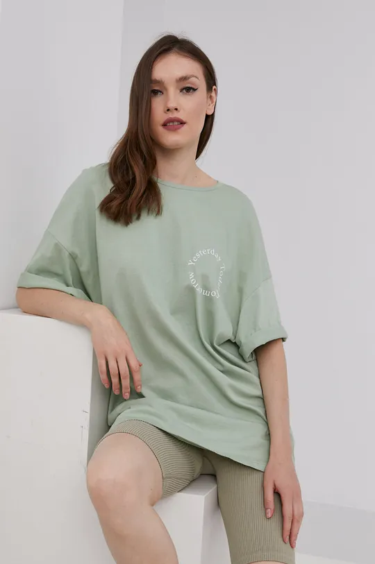 turkusowy Answear Lab T-shirt Damski