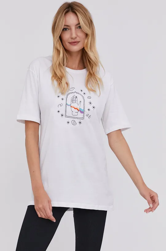 fehér Answear Lab t-shirt