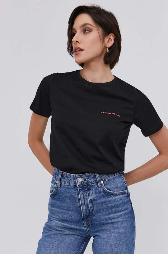 fekete Answear Lab t-shirt