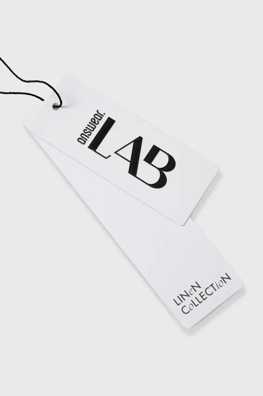 Answear Lab T-shirt lniany Pure Linen