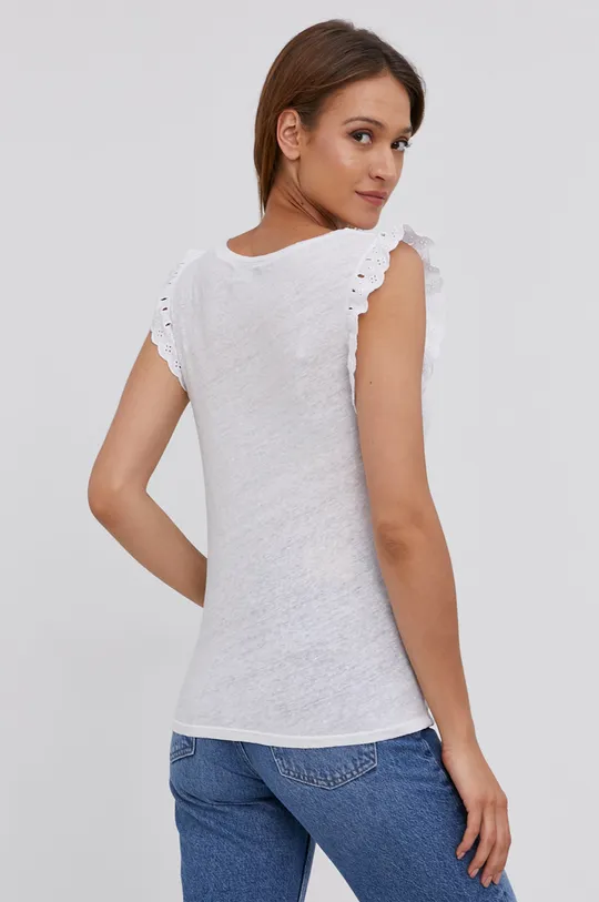 Ľanové tričko Answear Lab Pure Linen  100% Ľan