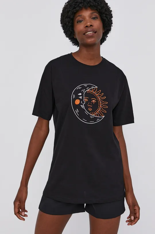 czarny Answear Lab T-shirt Damski