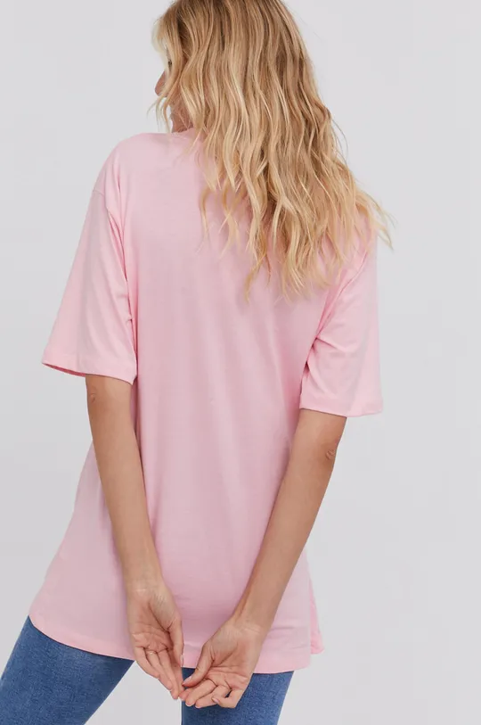 różowy Answear Lab T-shirt bawełniany Damski