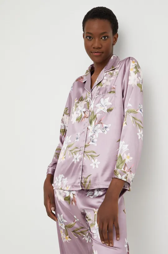 Pyžamo s prímesou hodvábu Answear Lab Silk Blend  35% Hodváb, 35% Polyester, 30% Viskóza