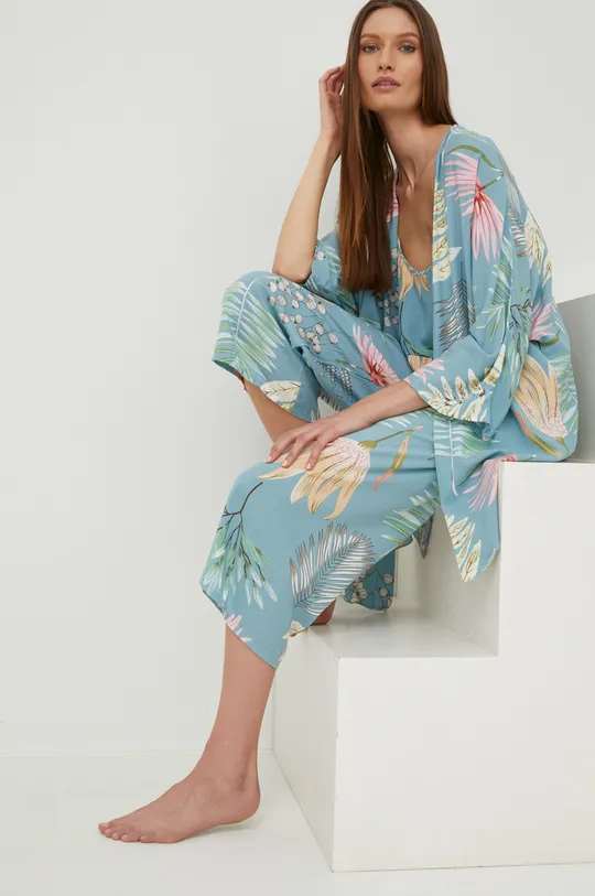 plava Pidžama komplet 3-dijelni Answear Lab Ženski