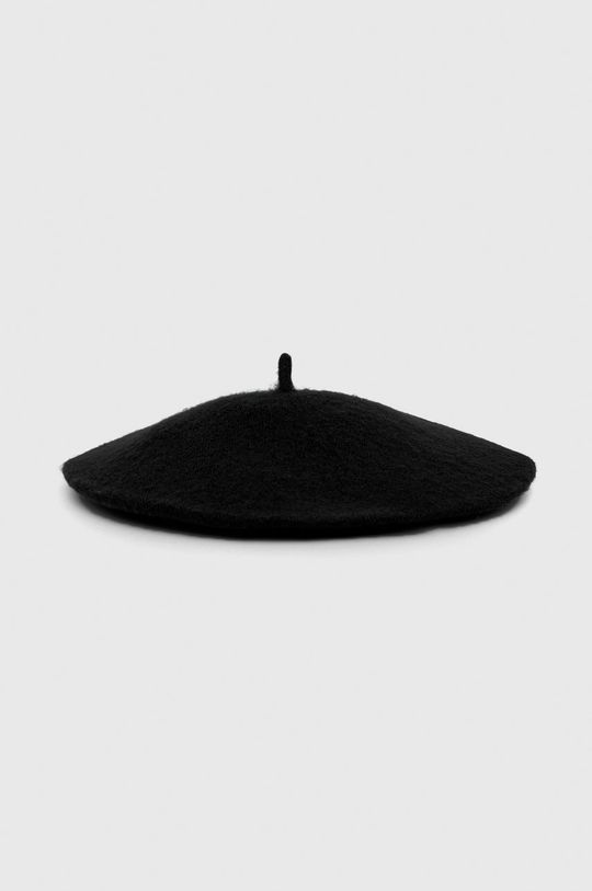 Answear Lab beret wełniany czarny
