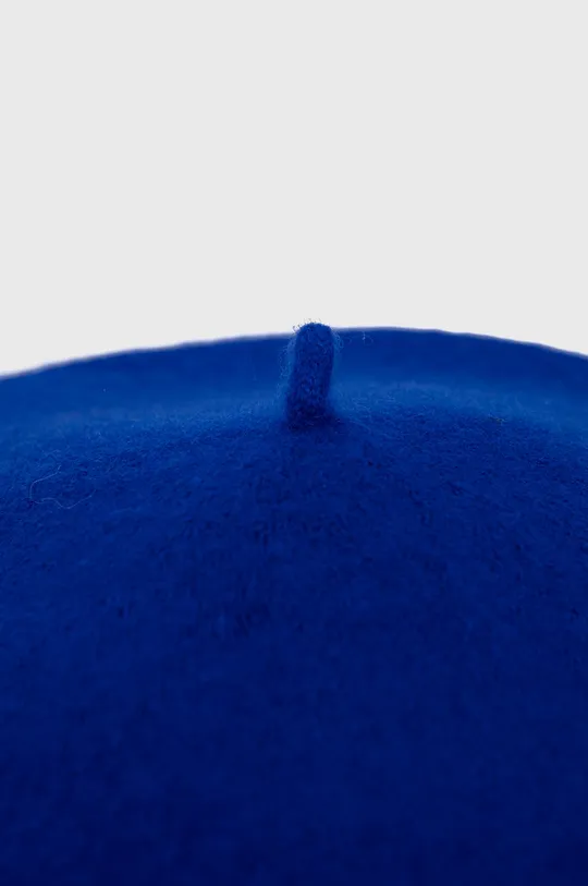 modrá Vlnená baretka Answear Lab