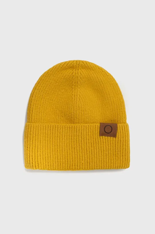 żółty Answear Lab czapka wełniana Damski