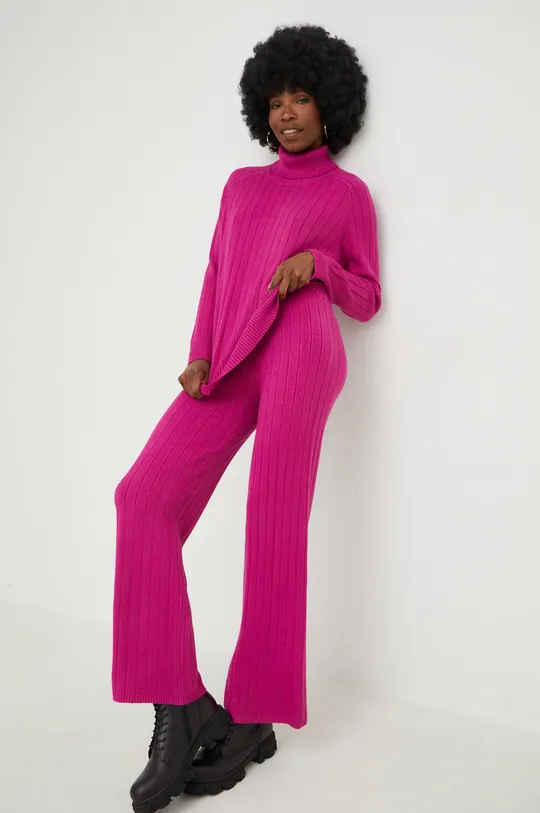 ροζ Ένα σετ πουλόβερ και παντελόνι Answear Lab Γυναικεία