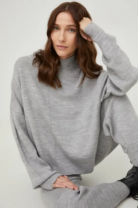 сірий Комплект - светр і штани Answear Lab Жіночий