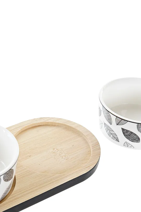 Answear Lab set zdjelica s poklopcima za posluživanje (4-pack)  Bambus, Glazirana keramika