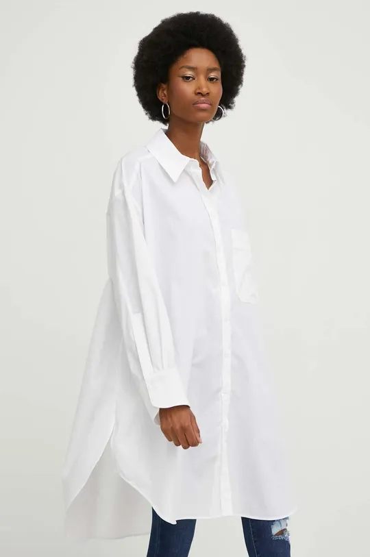 biały Answear Lab koszula Damski