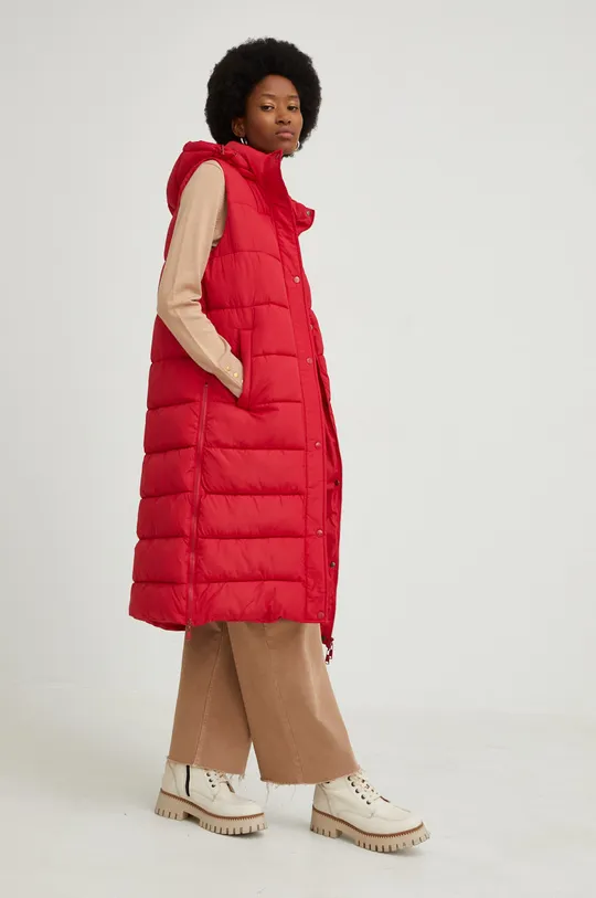 κόκκινο Αμάνικο μπουφάν Answear Lab Γυναικεία