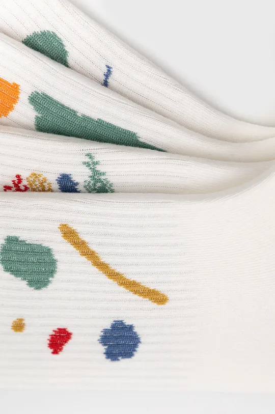 Ponožky Answear Lab (4-pak) biela