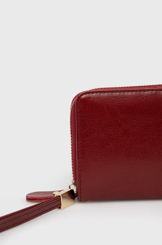 Kožená peňaženka Answear Lab červená