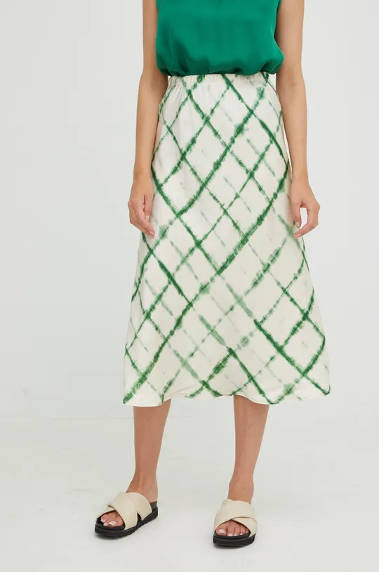 πράσινο Μεταξωτή φούστα Answear Lab 
silk Blend Γυναικεία