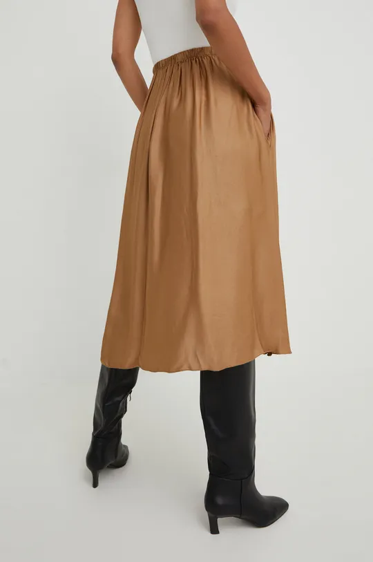 Μεταξωτή φούστα Answear Lab Silk Blend  80% Βισκόζη, 20% Μετάξι