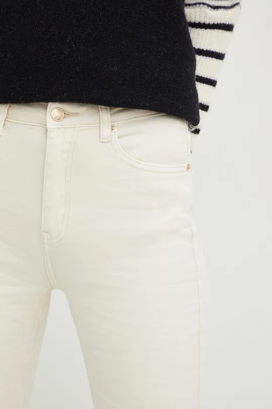 beżowy Answear Lab jeansy